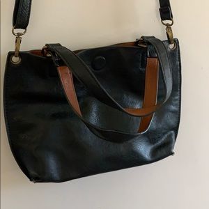 Black Casual Crossbody Handbag